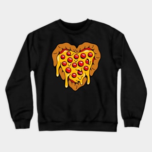 Pizza heart Crewneck Sweatshirt